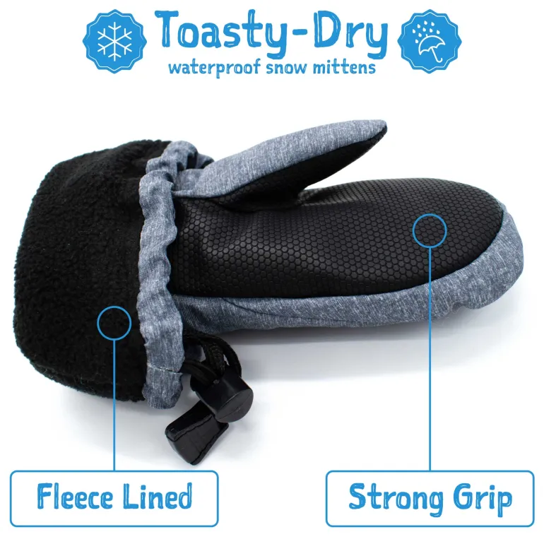 Kids Waterproof Mittens | Minty Forest