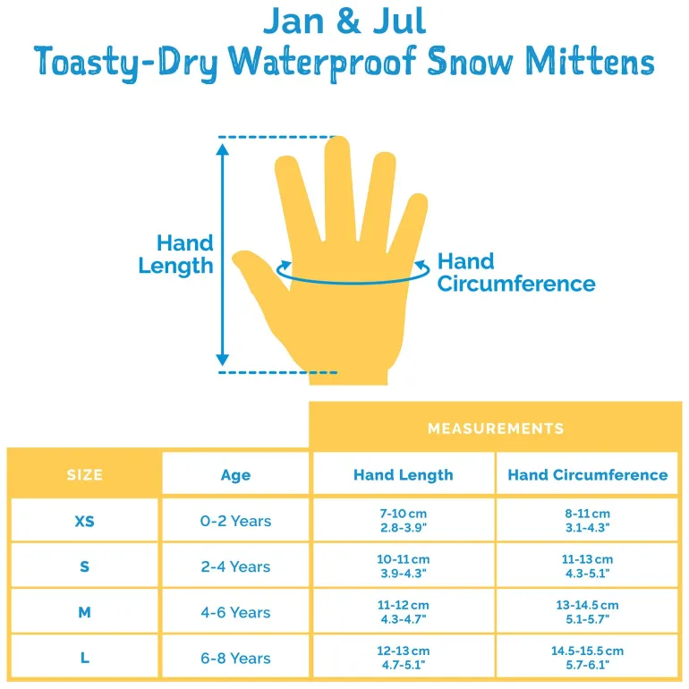 Kids Waterproof Mittens | Nebula Blue