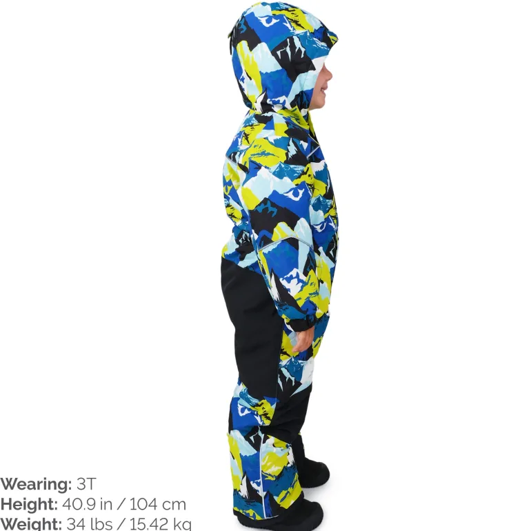 Kids Waterproof Snowsuit | Neon Peaks
