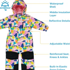 Kids Waterproof Snowsuit | Winter Sun