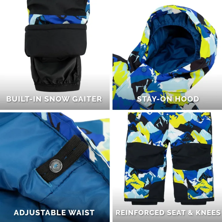 Kids Waterproof Snowsuit | Neon Peaks