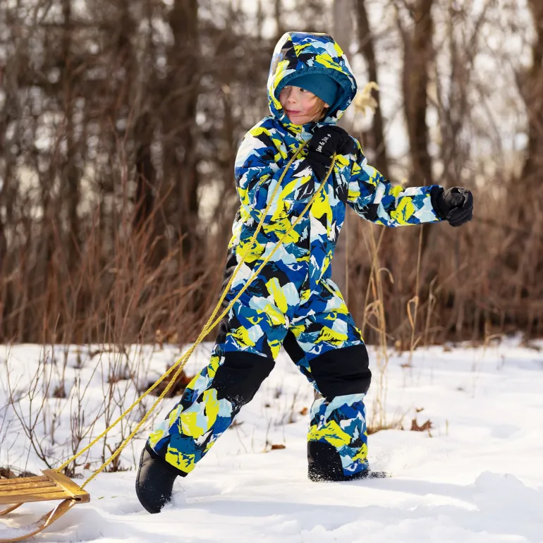 Kids Waterproof Snowsuit | Neon Peaks
