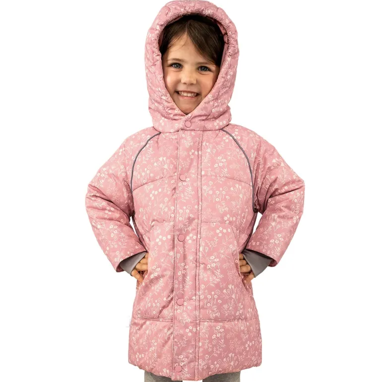 Kids Waterproof Winter Coat | Prairie Flowers