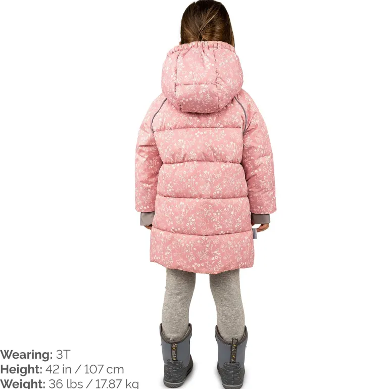 Kids Waterproof Winter Coat | Prairie Flowers