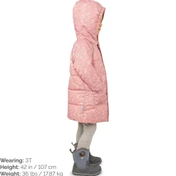 Kids Waterproof Winter Coat | Prairie Flowers