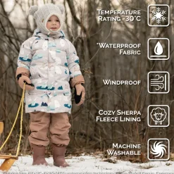 Kids Waterproof Winter Coat | Polar Pals