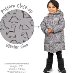 Kids Winter Coats | Glacier Dino
