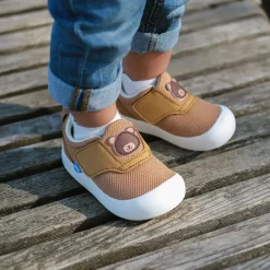 Mini-Flyer Toddler Sneakers | Brown Bear