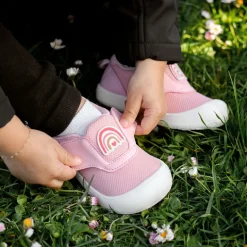 Mini-Flyer Toddler Sneakers | Pink Rainbow