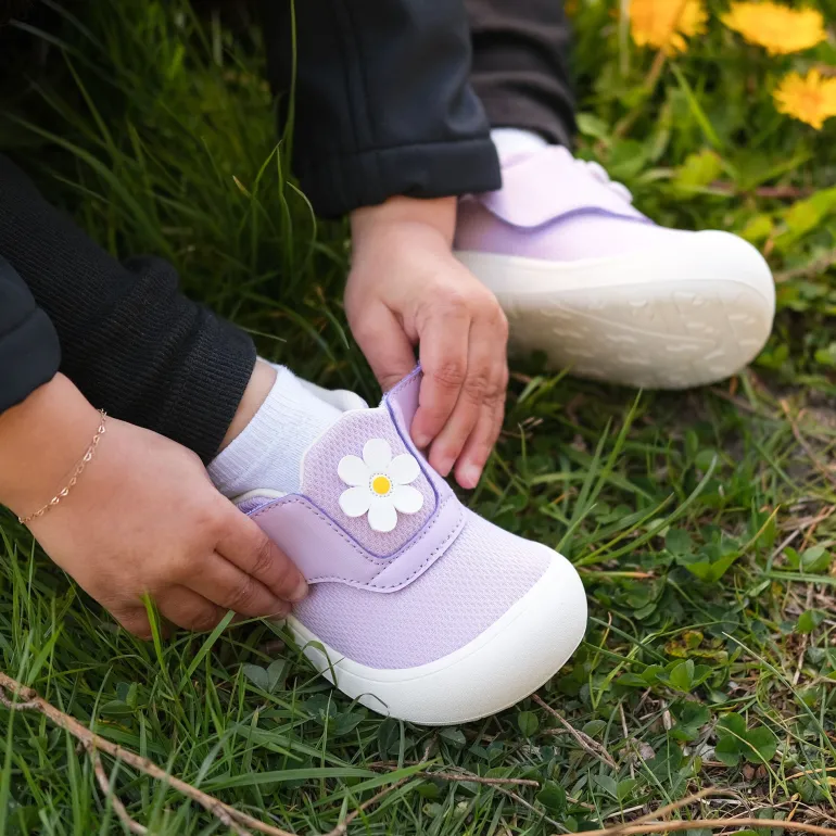 Mini-Flyer Toddler Sneakers | Purple Daisy