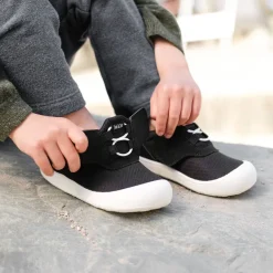 Mini-Flyer Toddler Sneakers | Black Tie