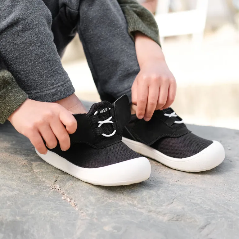 Mini-Flyer Toddler Sneakers | Black Tie