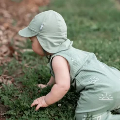 Sun Soft Baby Caps | Juniper Green