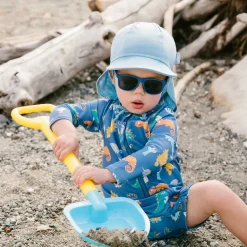 Sun Soft Baby Caps | Stormy Blue