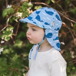 Sun Soft UV Baby Caps | Blue Whale