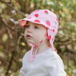 Sun Soft UV Baby Caps | Pink Strawberry
