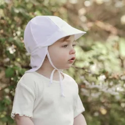 Sun Soft UV Baby Caps | White
