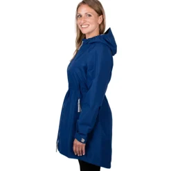 Womens Adjustable Rain Jackets | Nebula Blue