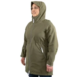 Womens Adjustable Rain Jackets | Army Green