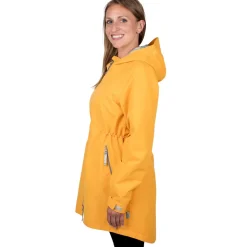 Womens Adjustable Rain Jackets | Yellow