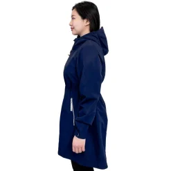 Womens Adjustable Rain Jackets | Navy