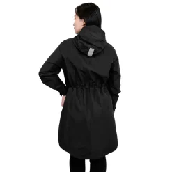 Womens Adjustable Rain Jackets | Black
