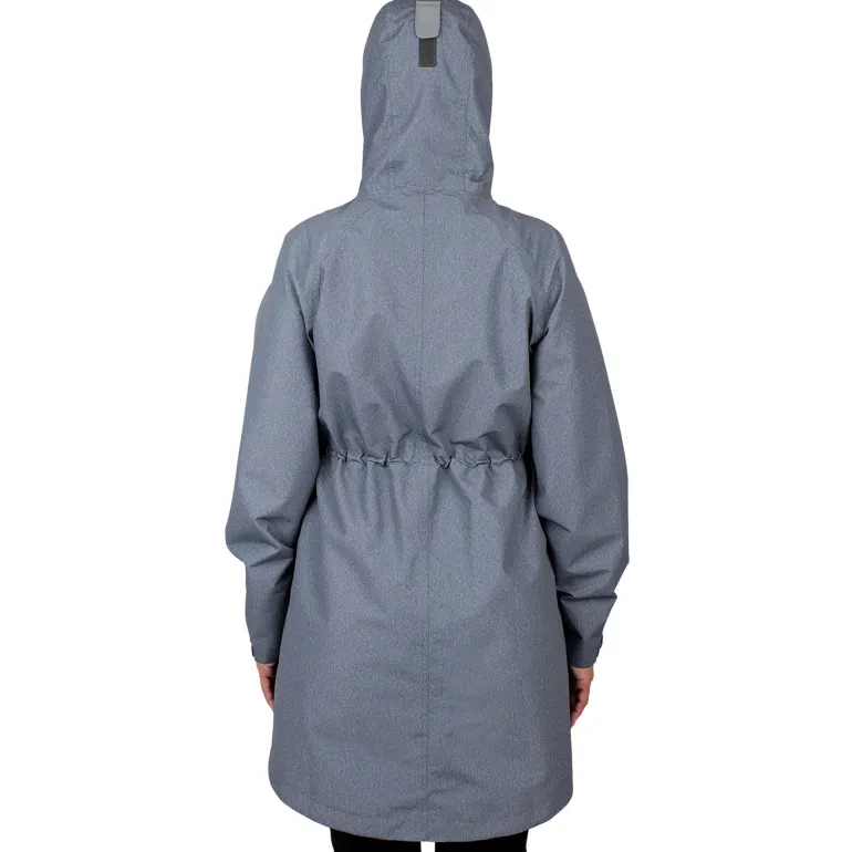 Womens Adjustable Rain Jackets | Heather Grey