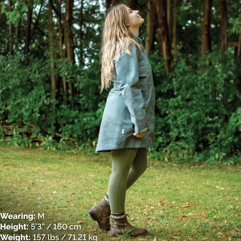 Womens Adjustable Rain Jackets | Heather Grey