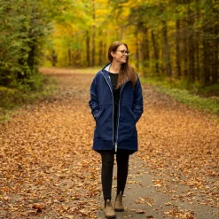 Womens Adjustable Rain Jackets | Navy