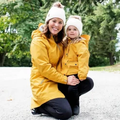 Womens Adjustable Rain Jackets | Yellow