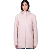 Women's Fleece Lined Rain Jacket | Light Pink