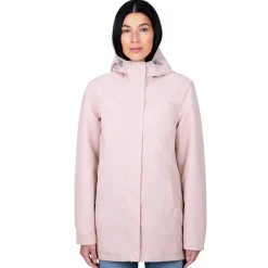 Women's Fleece Lined Rain Jacket | Light Pink