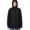 Women's Fleece Lined Rain Jacket | Black