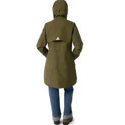 Women's Waterproof Rain Jackets | Moss Green