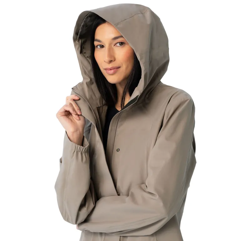 Women's Waterproof Rain Jackets | Earthy Taupe